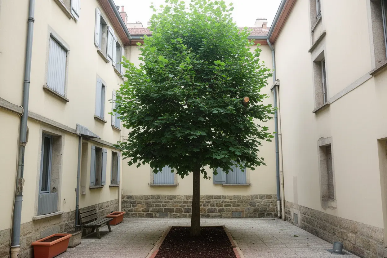 Tilleul sécurisé après taille douce à Lyon